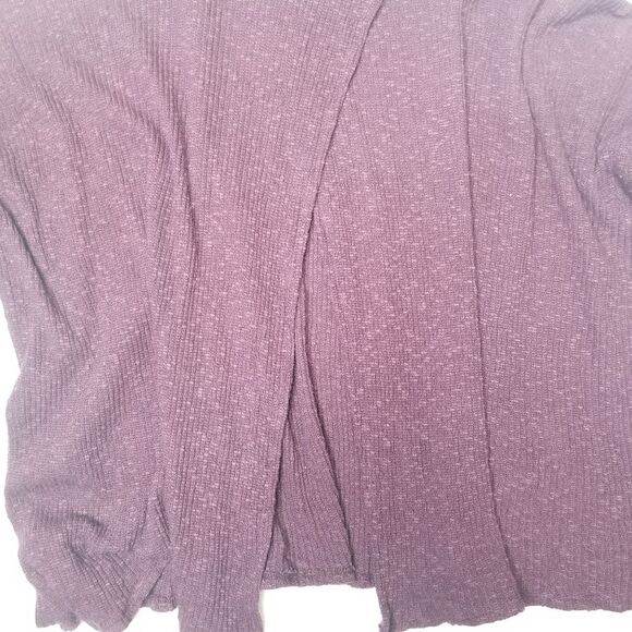 Cha Cha Vente Split Back Swing Top Purple Petite Large - Picture 2 of 6